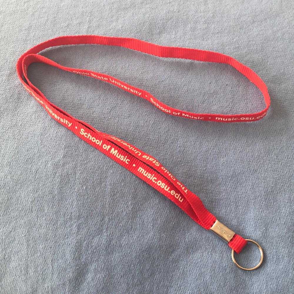 The Ohio State University School of Music lanyard